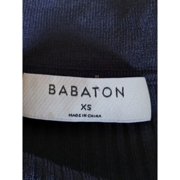 Babaton Womens Cardigan Blue Navy Long Sleeve Button V-neck XS Sweater Classic - Picture 13 of 14